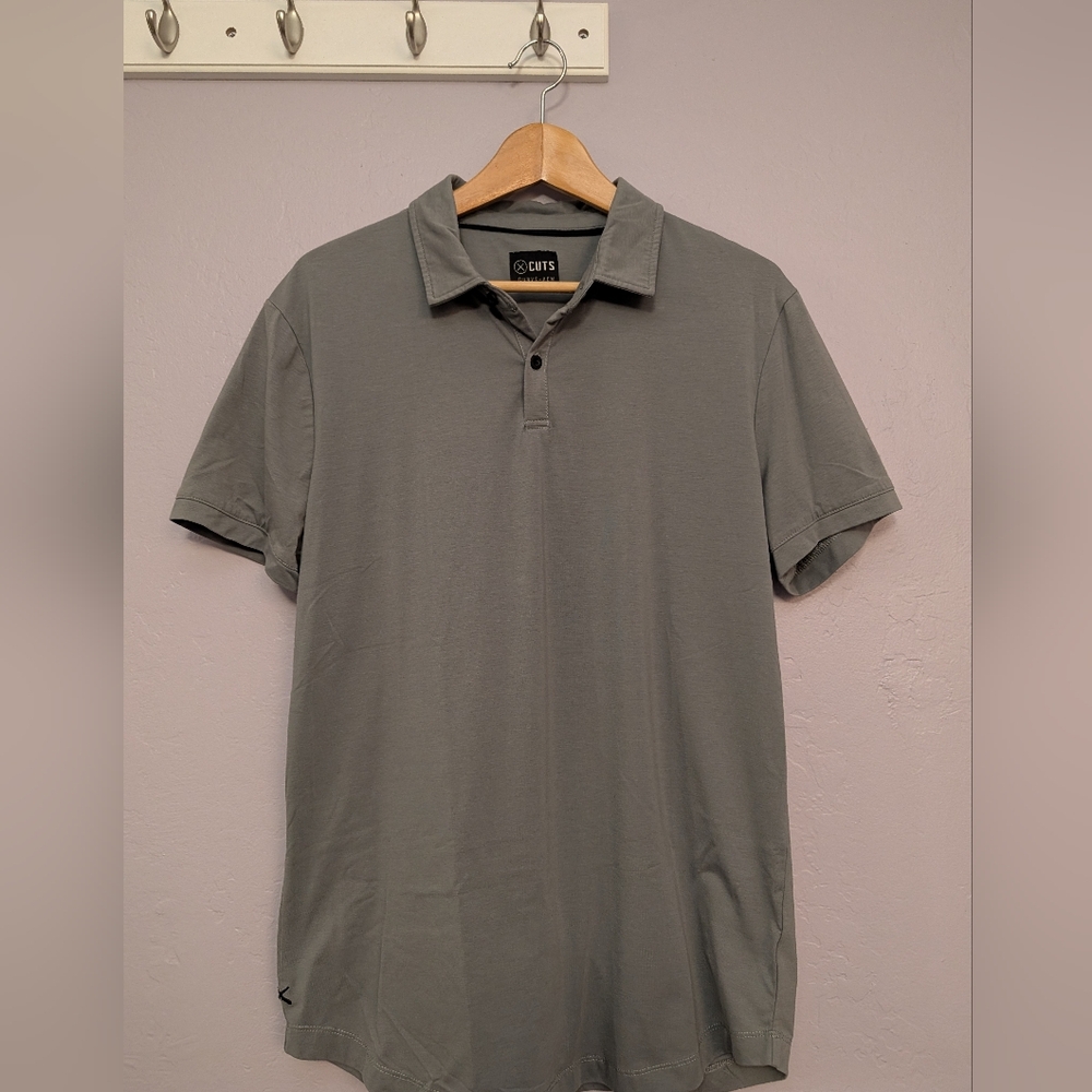 Cuts Clothing Slate Polo Shirt